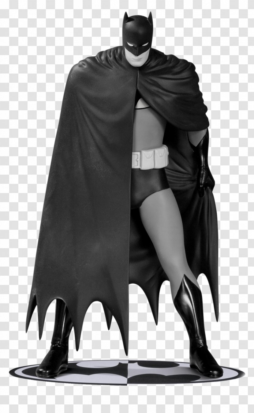 Batman Black And White DC Collectibles Comics - Fictional Character Transparent PNG