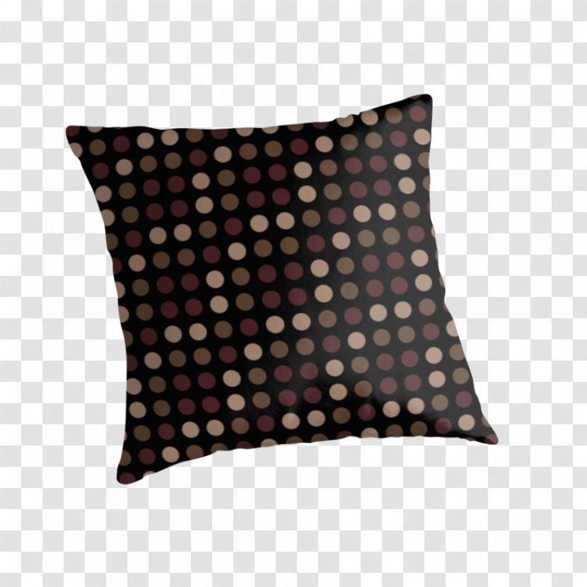 Throw Pillows Cushion Polka Dot Pattern - Pillow - Marsala Transparent PNG