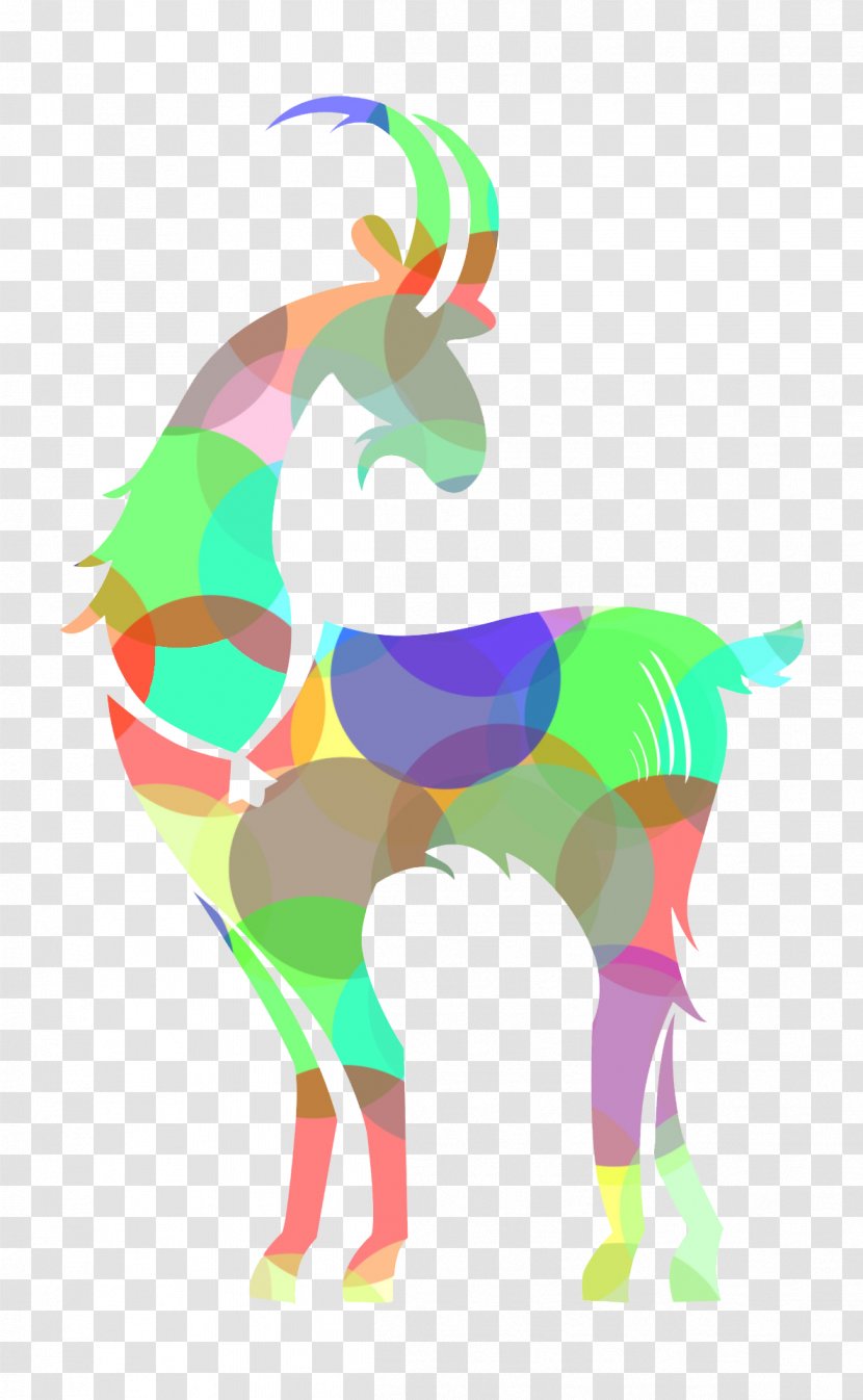 Antelope Shape - Art - Colored Circle Transparent PNG