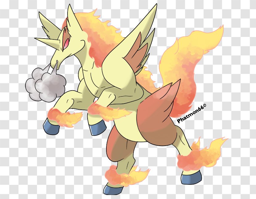 Pokémon Battle Revolution Rapidash Pokemon Black & White Marowak - Mythical Creature Transparent PNG