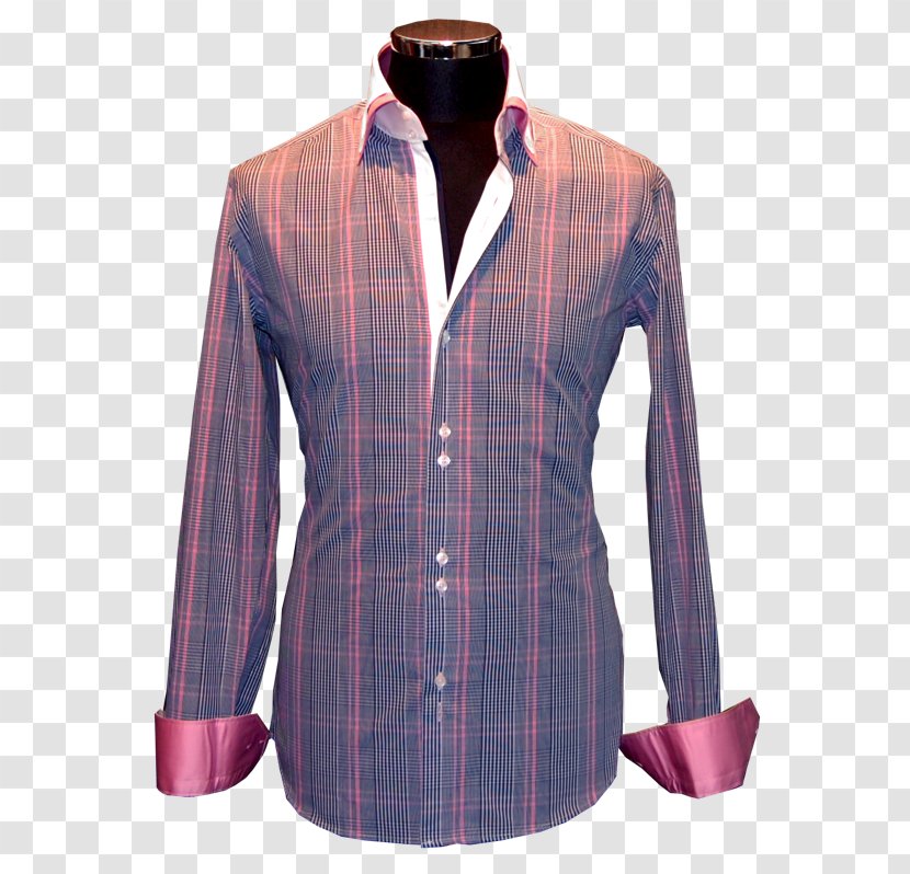 Dress Shirt Tartan Blouse - Formal Wear Transparent PNG
