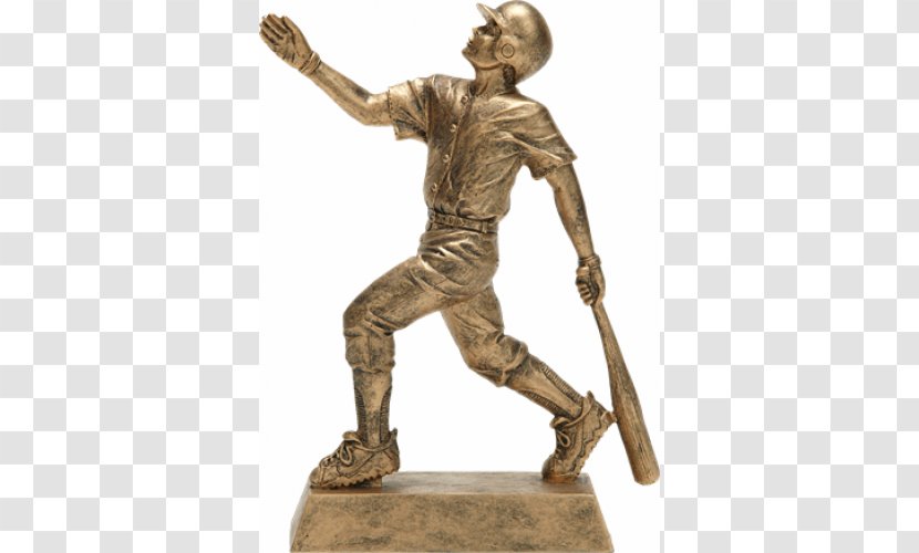 Roberts Trophies Trophy Figurine Resin Baseball - Bronze Sculpture - Gold Figures Transparent PNG