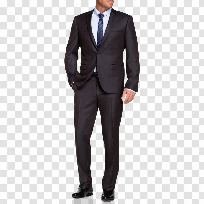 Suit Tuxedo Clothing T-shirt Fashion - Charcoal Transparent PNG