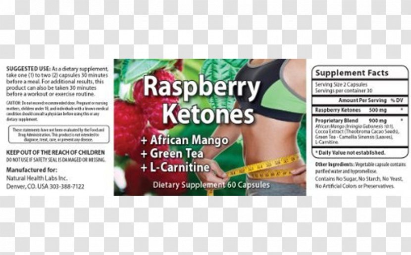 Advertising Dietary Supplement Raspberry Ketone Brand Capsule - Media Transparent PNG