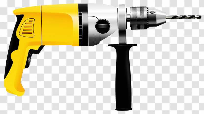 Handheld Power Drill Drill Tool Pneumatic Tool Screw Gun Transparent PNG