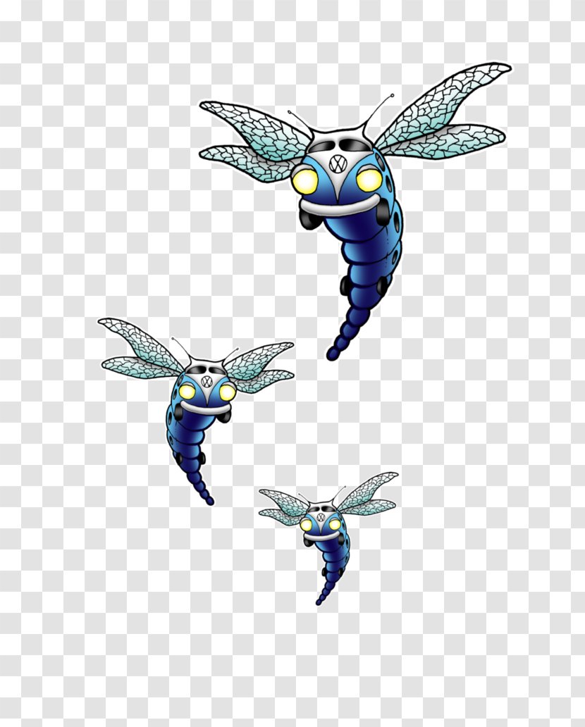Insect Bird Art - Mythical Creature - Dragon Fly Transparent PNG