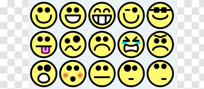 Smiley Emoticon Clip Art - Face Cliparts Transparent PNG