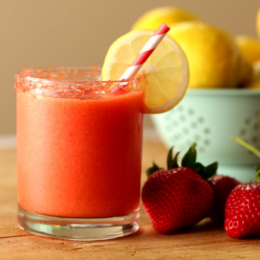 Smoothie Strawberry Juice Lemonade Carbonated Water Transparent PNG