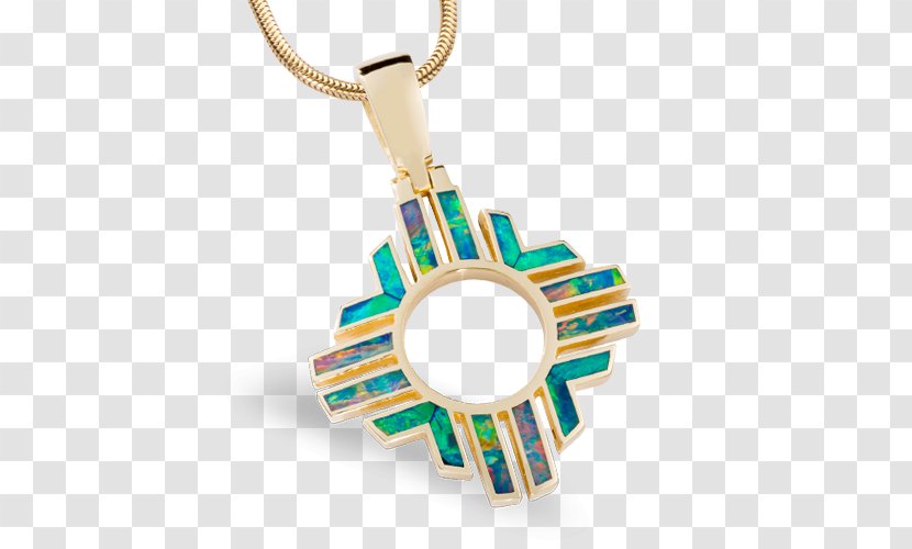 Locket Santa Fe Goldworks Necklace Charms & Pendants Turquoise - Charm Bracelet Transparent PNG
