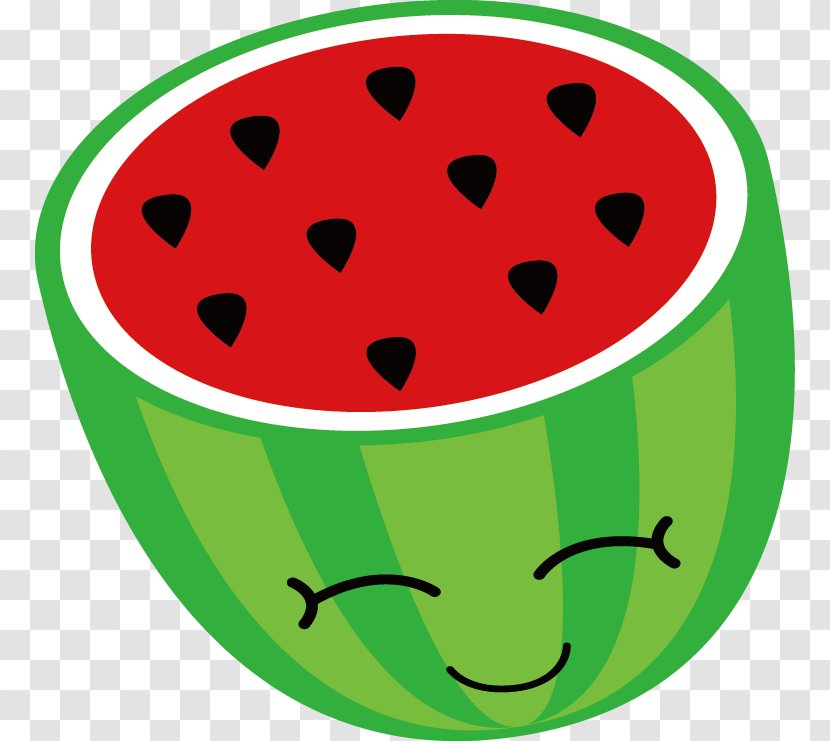 Watermelon Cartoon Clip Art - Cucumber Gourd And Melon Family - Smile Transparent PNG