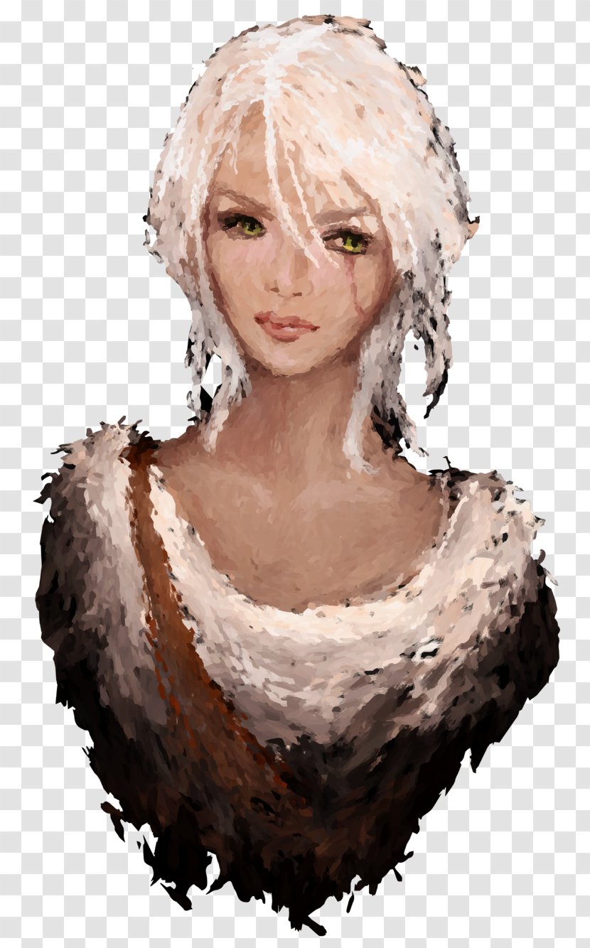 The Witcher 3: Wild Hunt Ciri Fan Art Portrait - Long Hair Transparent PNG