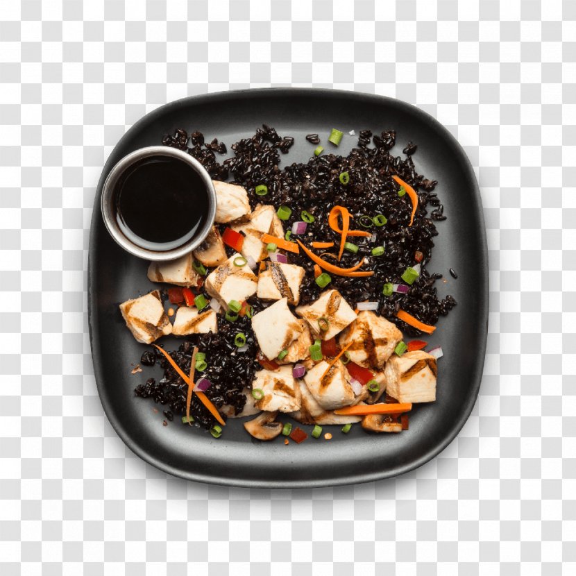 Vegetarian Cuisine Asian Food Dish - Rice Bowl Transparent PNG