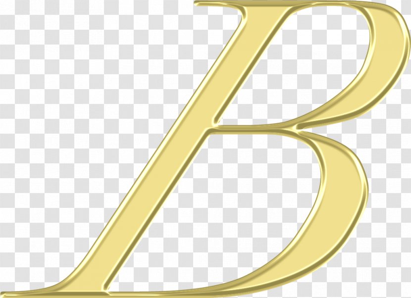 Letter Alphabet Gold - Symbol Transparent PNG
