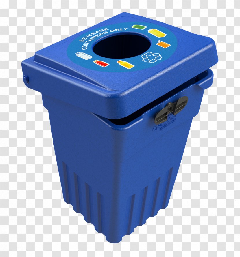 Cobalt Blue Plastic - Hardware - Recycle Bin Transparent PNG