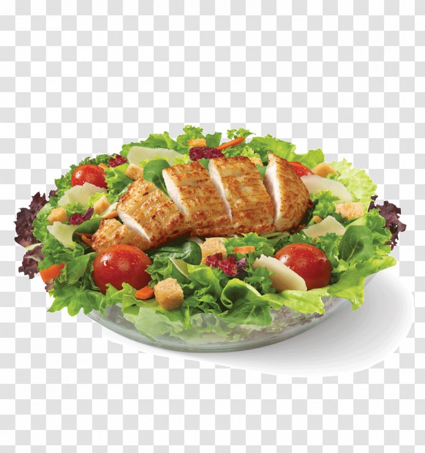 Vegetarian Cuisine Chicken Salad Caesar Garnish Transparent PNG