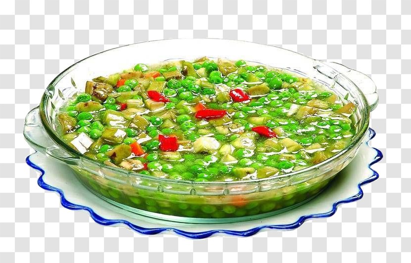 Vegetarian Cuisine Chinese Chili Con Carne Food Eggplant - Fresh Peas Braised Transparent PNG