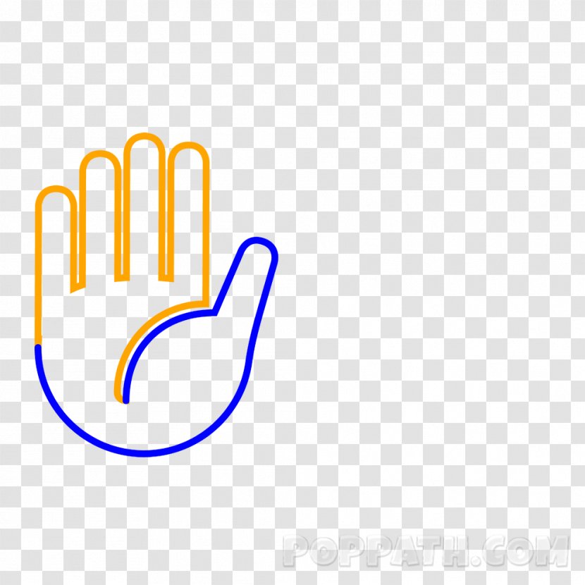 Thumb Brand Line Logo Clip Art - Area - Hands Draw Transparent PNG