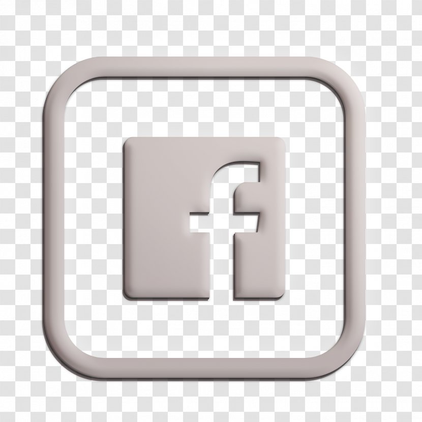 Facebook Social Media - Connection Icon - Metal Logo Transparent PNG