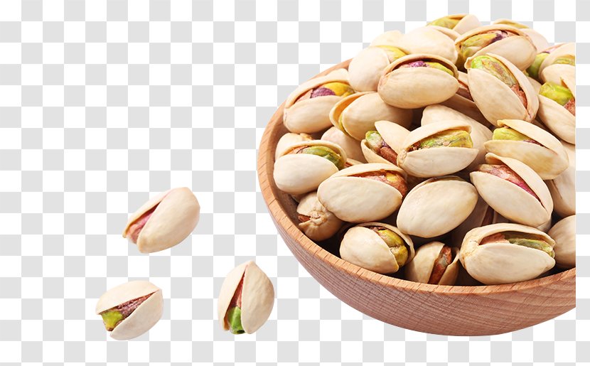 Pistachio Nut Food Snack Dried Fruit - Bowl Of Pistachios Transparent PNG