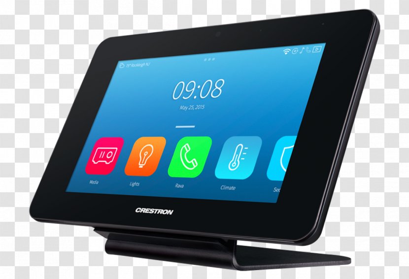 Touchscreen Wireless Display Device Crestron Electronics IPad - Ipad Transparent PNG