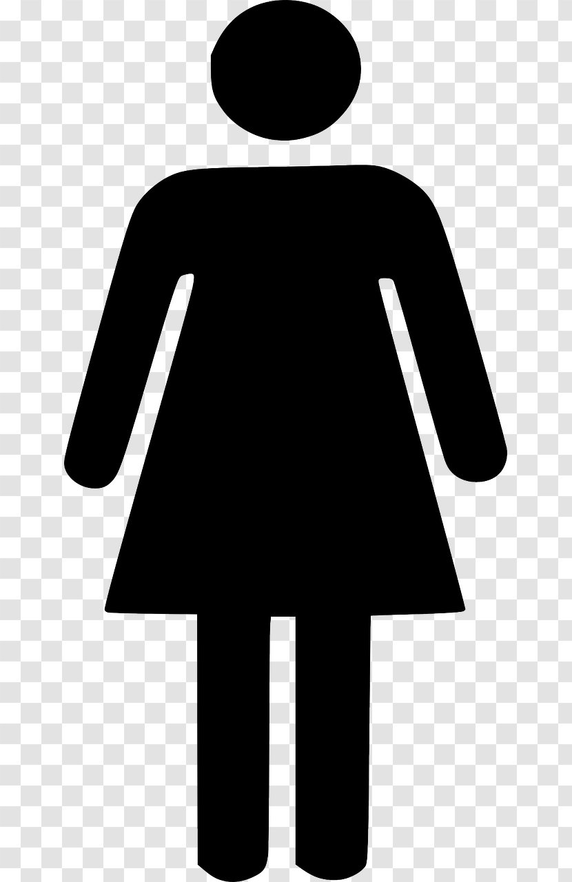 Public Toilet Bathroom Woman Clip Art - Cartoon Transparent PNG