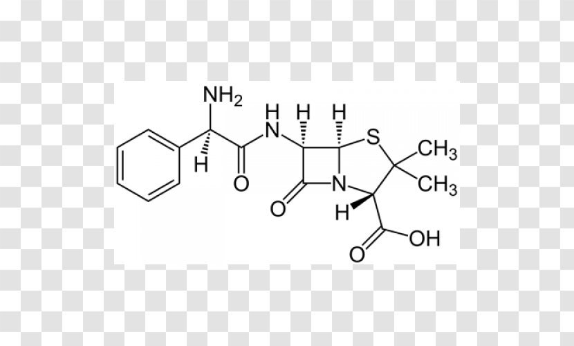 Ampicillin Chemical Formula Structural Pharmaceutical Drug Structure - Spin Column Dna Extraction Transparent PNG