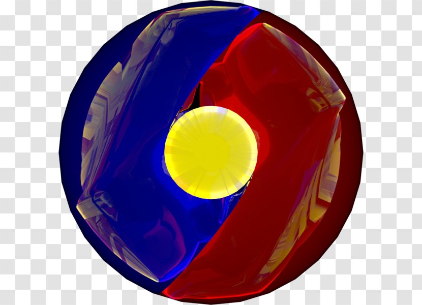 Circle - Yellow - Cobalt Blue Transparent PNG