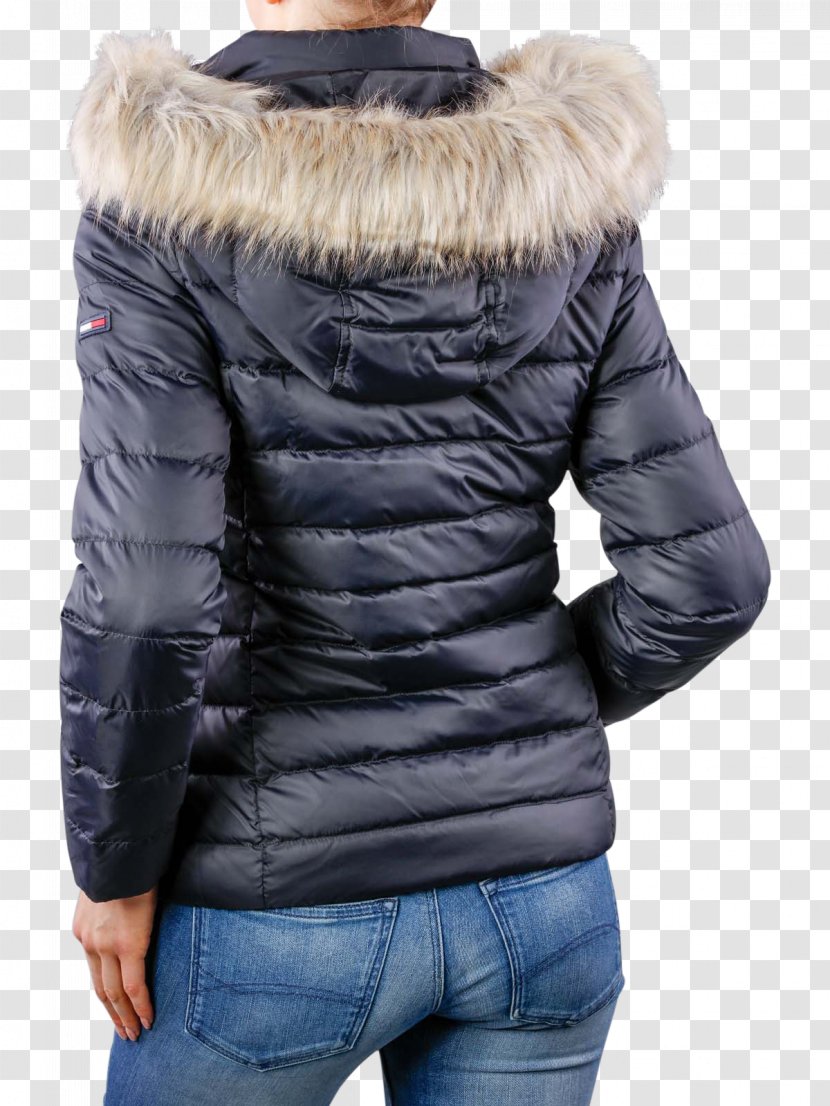 Fur Clothing - Coat - Black Denim Jacket Transparent PNG