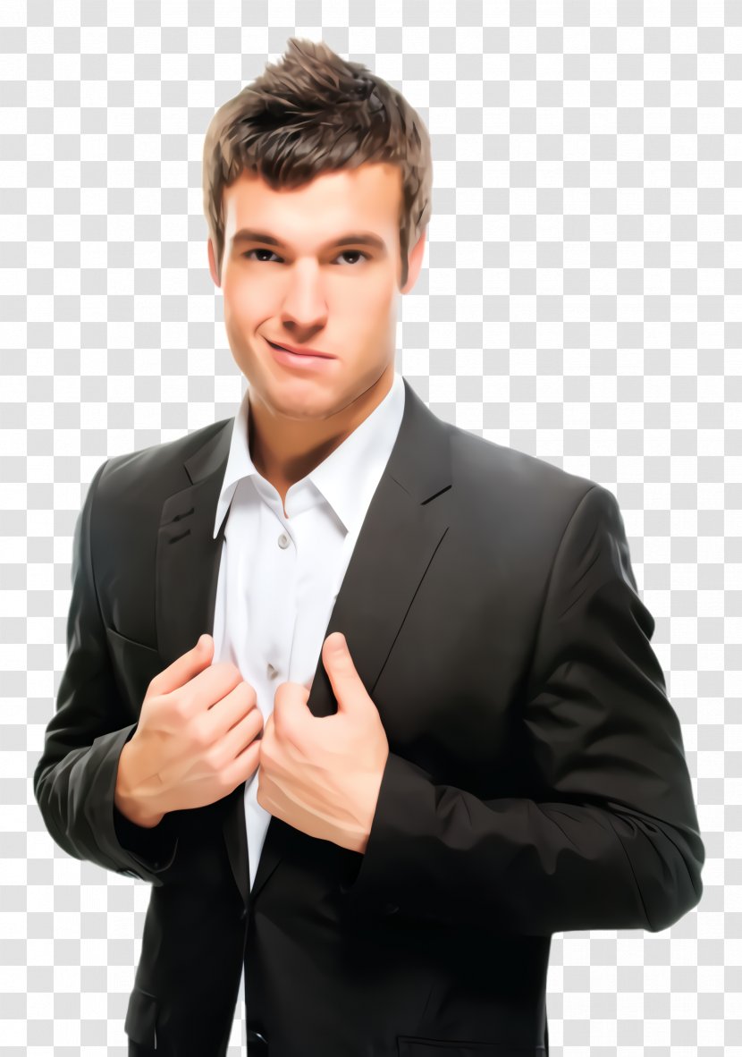 Suit Formal Wear White-collar Worker Male Finger - Thumb Gentleman Transparent PNG