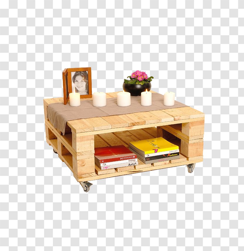 Coffee Tables Pallet Drawer Furniture - Table Transparent PNG