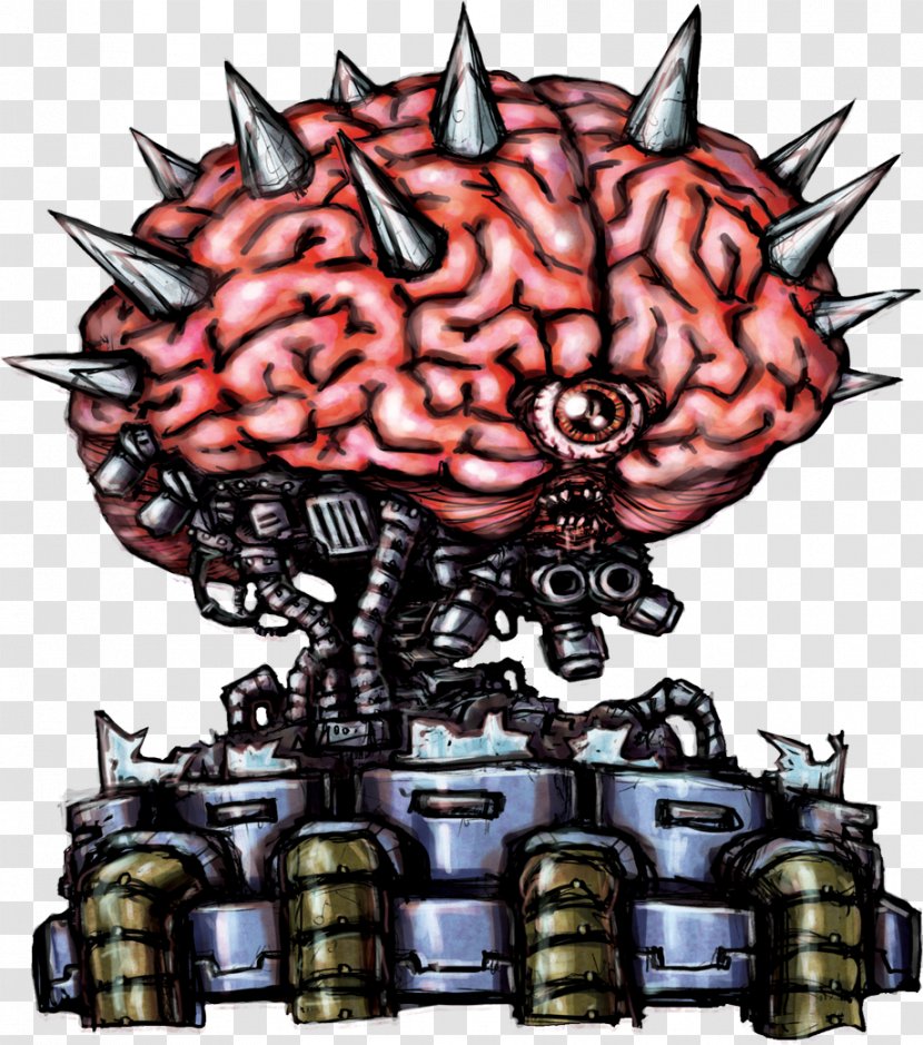 Metroid Prime Metroid: Zero Mission Super Mother Brain - Cartoon - Watercolor Transparent PNG