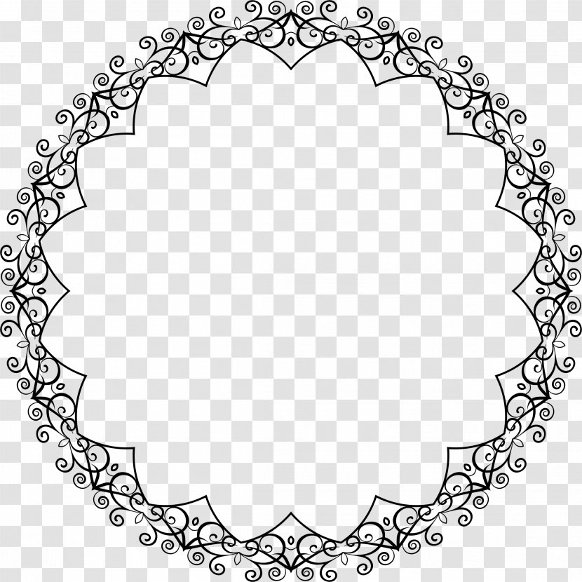 Picture Frames Line Art Clip - Monochrome Photography - Florish Transparent PNG