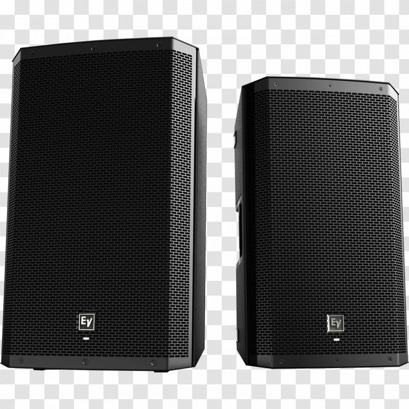 Microphone Electro-Voice Powered Speakers Loudspeaker Audio - Sound Reinforcement System - Box Transparent PNG