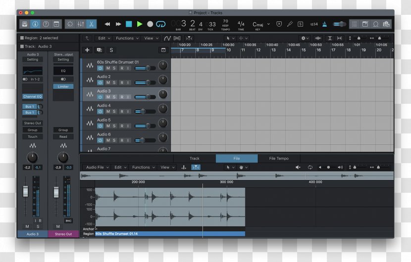 Sound Computer Software Theme Plug-in KVR - Screenshot - Logic Pro Transparent PNG
