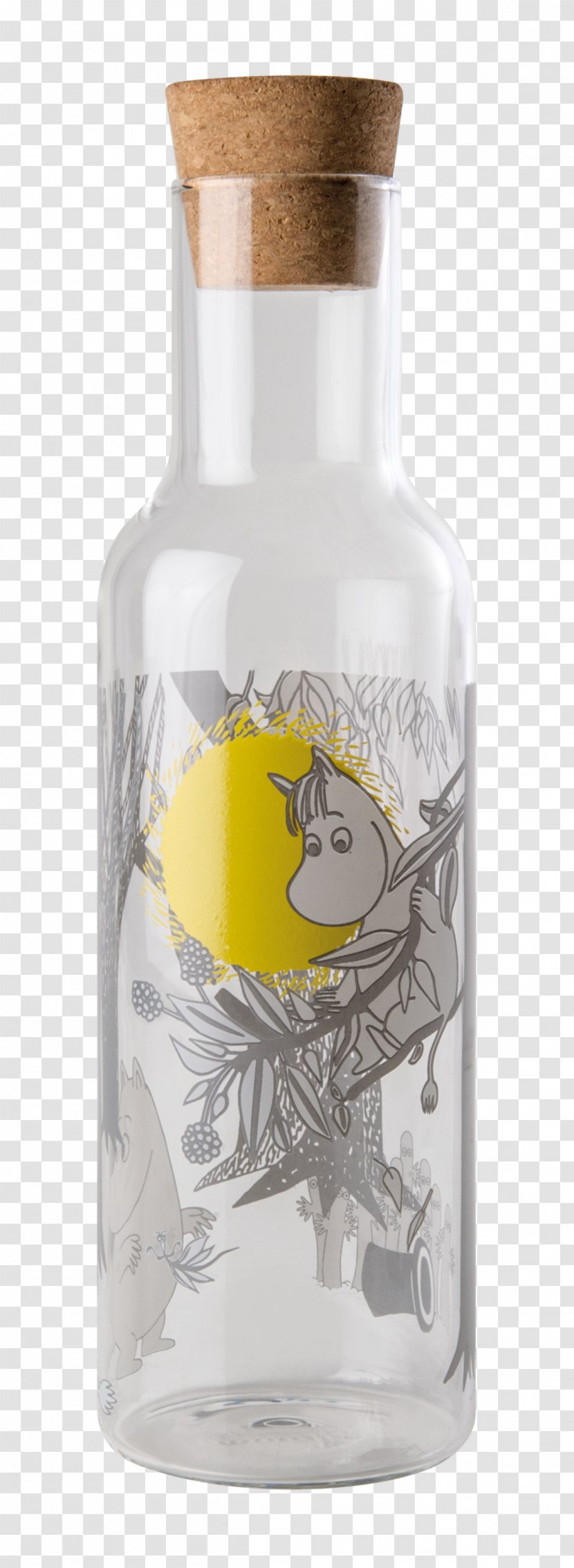 Glass Bottle Moomins Karafa Moomin 1l - Barware Transparent PNG