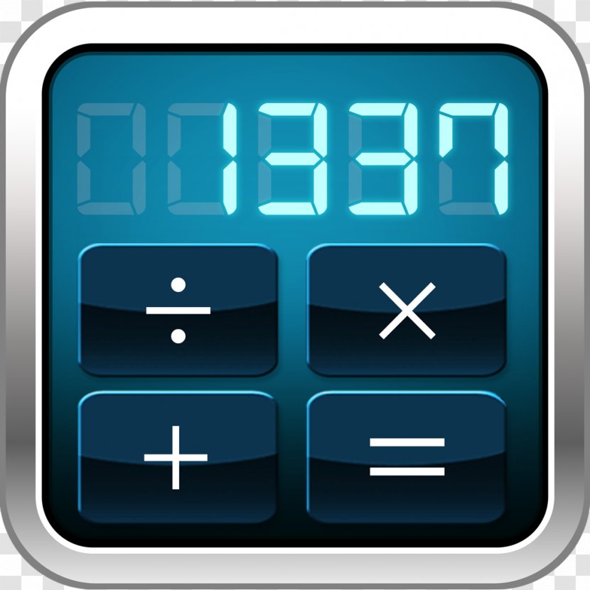 Calculator IPad IPhone - Numeric Keypad Transparent PNG