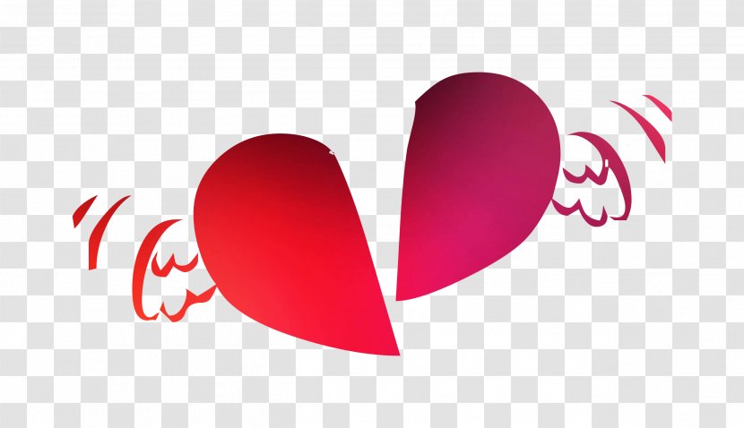 Clip Art Broken Heart Image Logo - Pink - Love Transparent PNG
