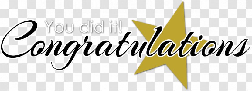 Clip Art - Yellow - Congratulations Banner Transparent PNG