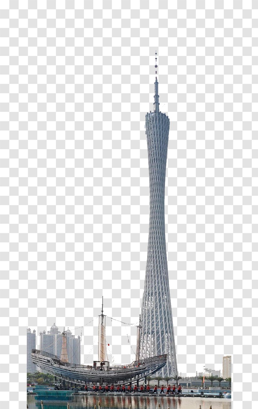 Guangzhou Landmark Architecture - Tower Block - Landmarks Transparent PNG