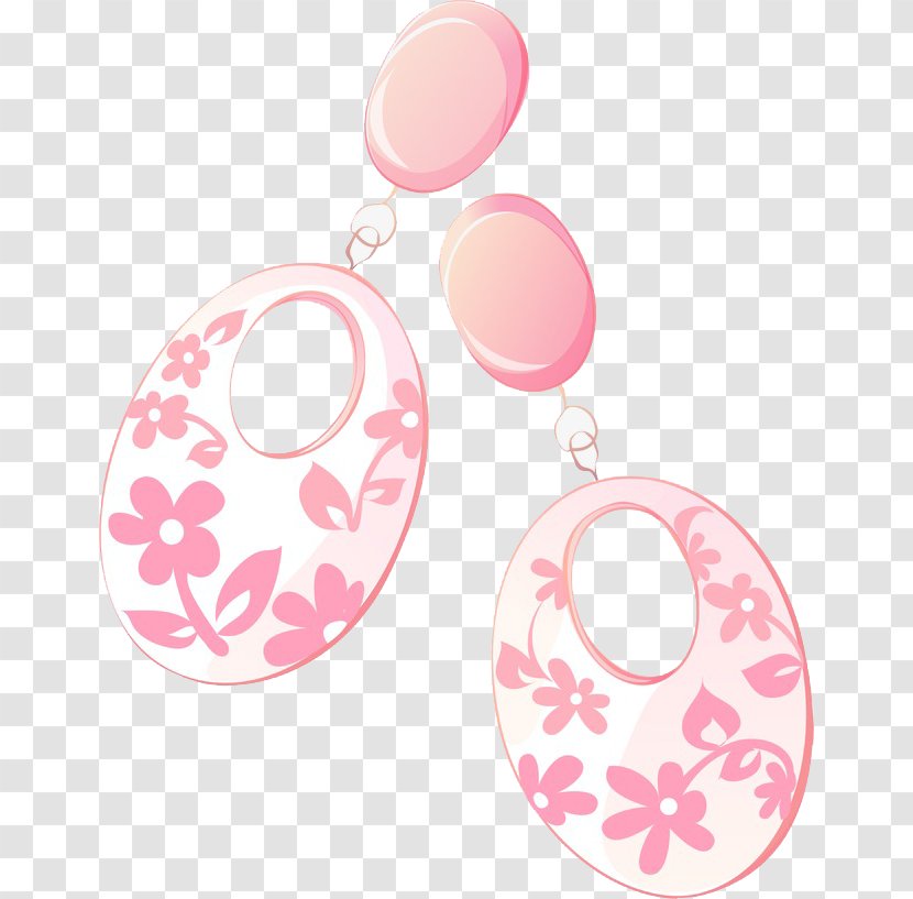 Earring Jewellery Fashion Vector Graphics Clothing Accessories - Pink Earrings - Anting Transparent PNG