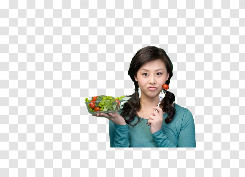 Vegetable - The Woman Holding Dish. Transparent PNG