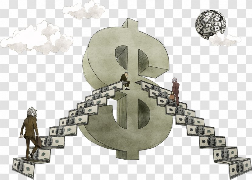Money Financial Transaction Banknote United States Dollar - Sign And Banknotes Stairs Transparent PNG