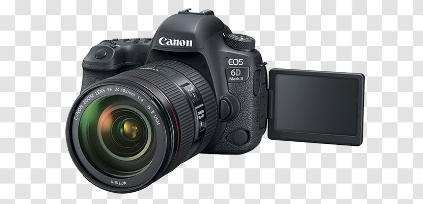 Canon EOS 6D Mark II 200D Full-frame Digital SLR - Mirrorless Interchangeable Lens Camera Transparent PNG