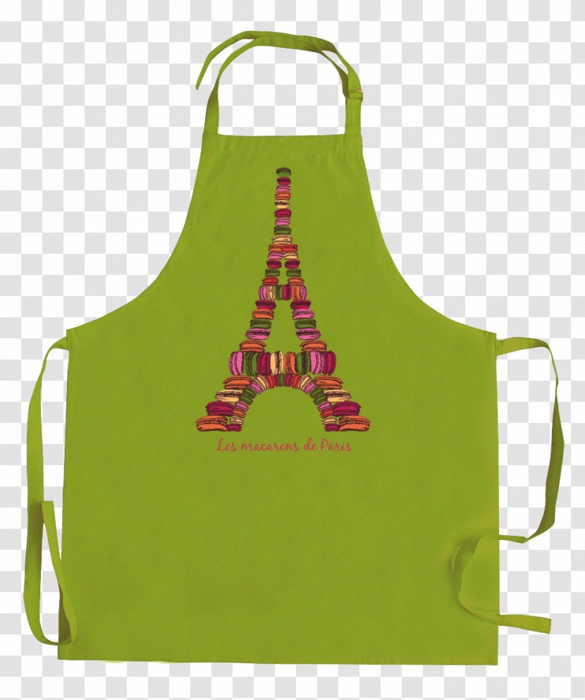 Macaron Torchons & Bouchons Drap De Neteja Apron Towel - Green - Dessert Transparent PNG