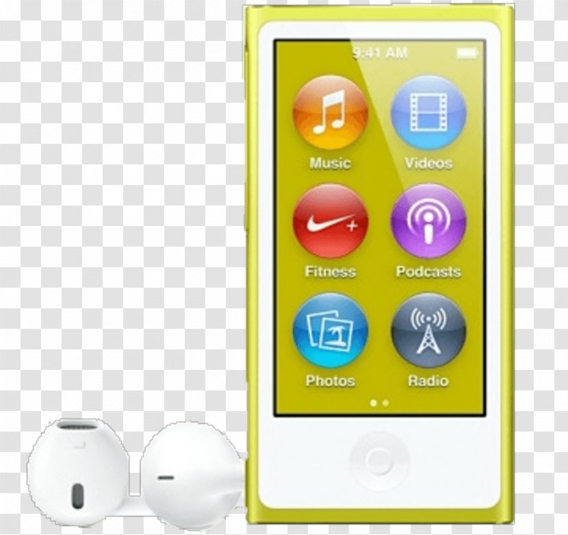 Apple IPod Nano (7th Generation) Touch Portable Media Player - Electronics - Ipod Mp3 Transparent PNG