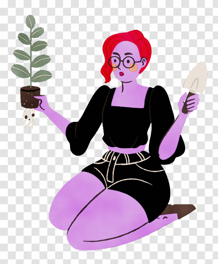 Cartoon Character Literary Character Planting The Garden Transparent PNG