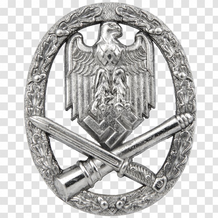 Second World War General Assault Badge Germany Infantry - Military Transparent PNG