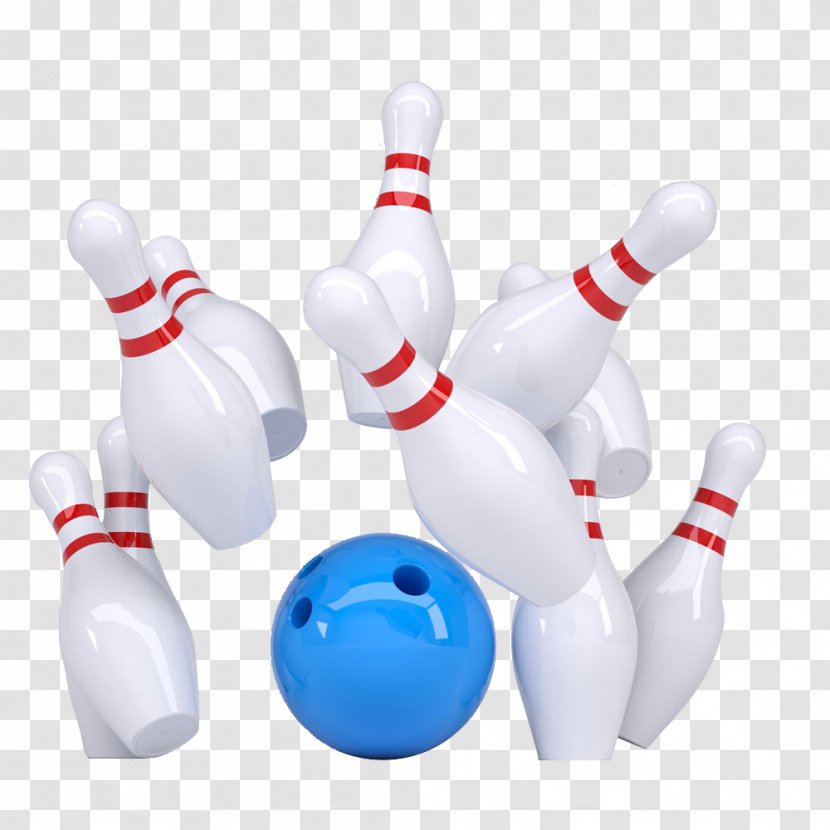 Bowling Pin Ball Ten-pin Bowler - Strike - Leisure Transparent PNG