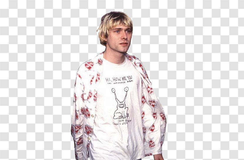 Kurt Cobain T-shirt Nirvana Where Did You Sleep Last Night Live At Reading - Flower Transparent PNG
