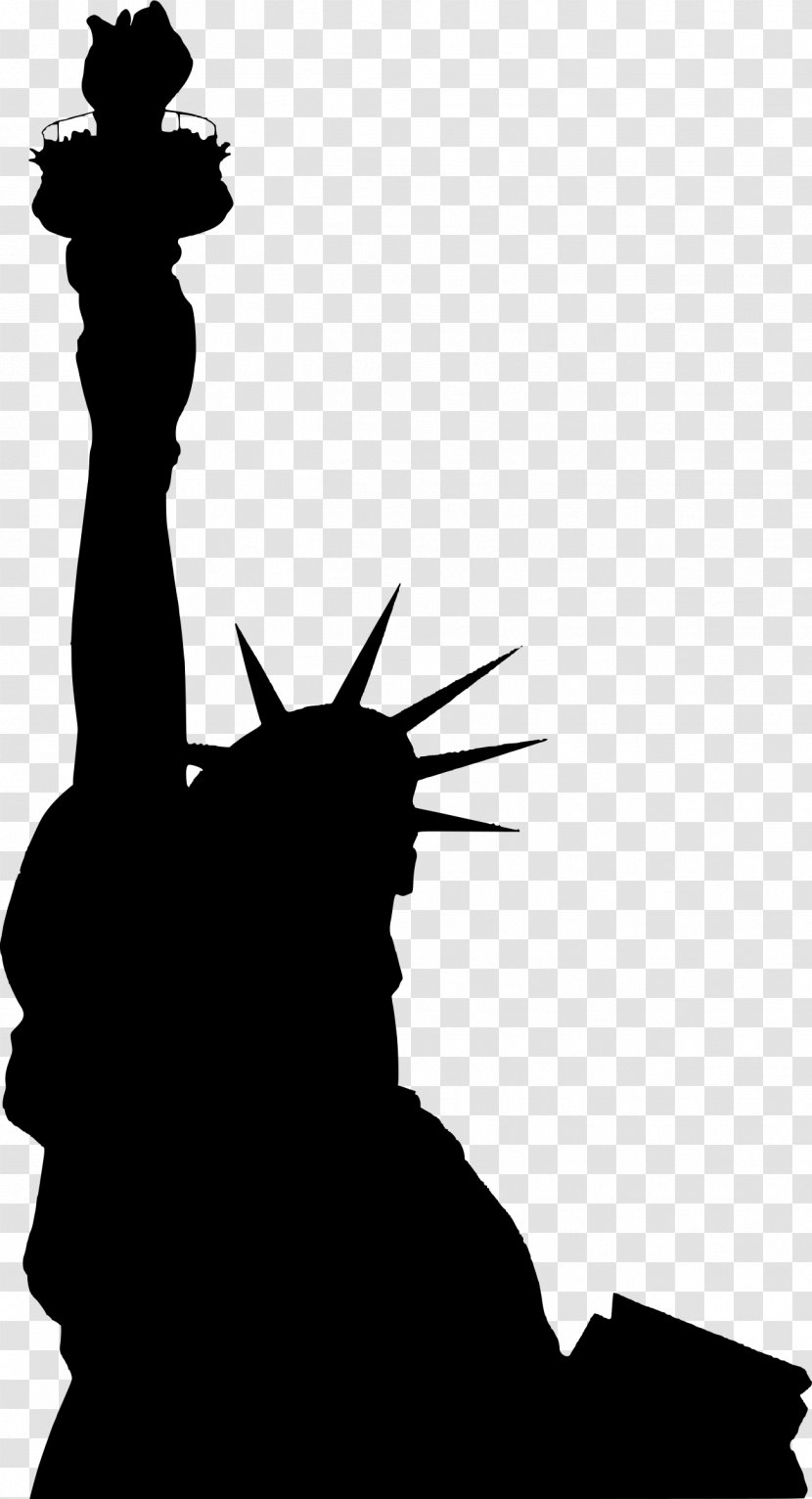 Statue Of Liberty Silhouette Clip Art - New York City - Usa Transparent PNG
